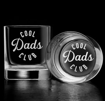 Cool dad club engraved whiskey glass, fathers day gifts, whiskey glass, dad gifts, gifts for dad, gifts for dad from daughter, papa gifts