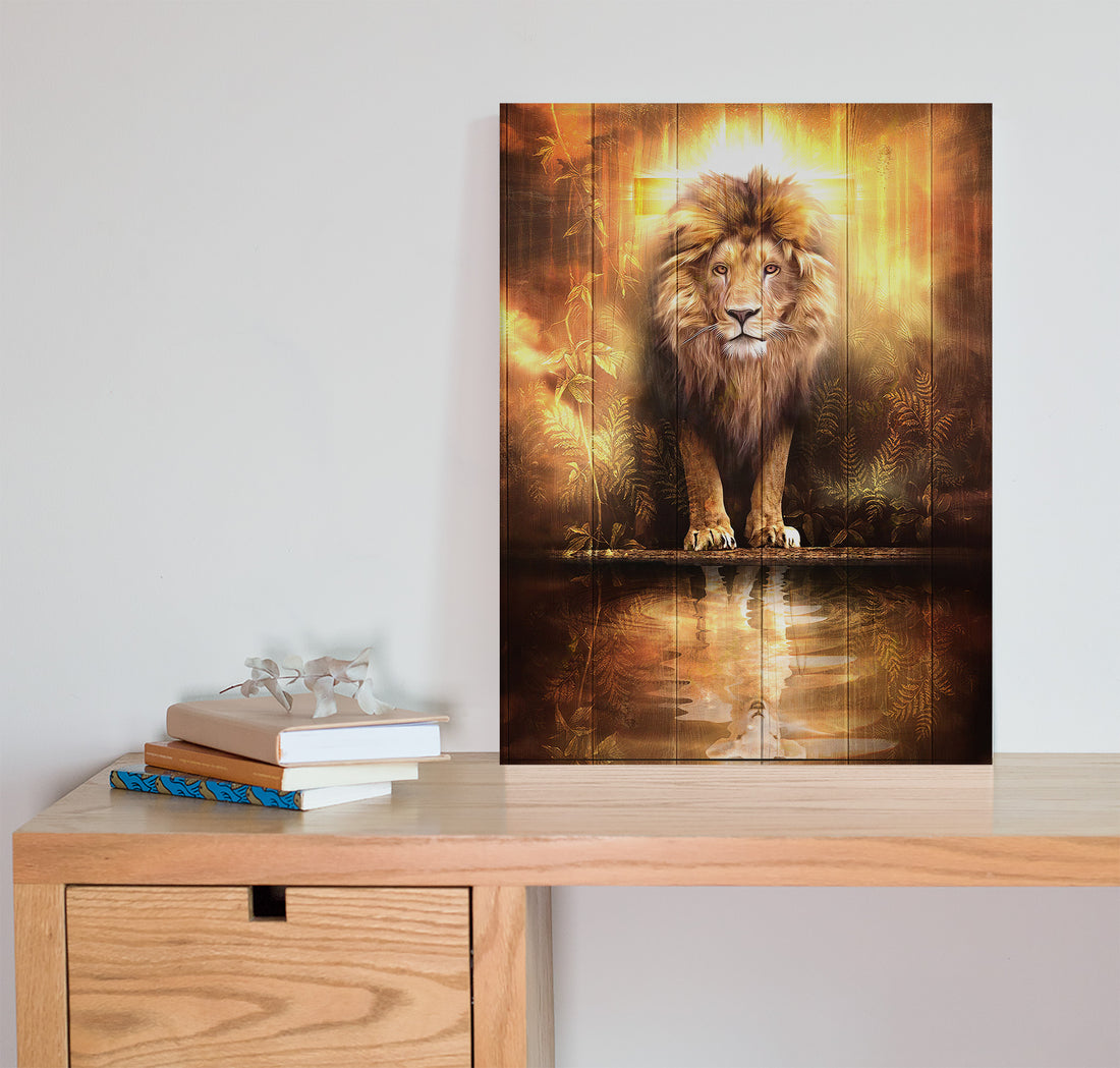 Canvas Sign, Lion King, Lion Art, Lion Wall Art, Dad Gifts, Gifts For Son, Birthday Gifts For Boyfriend, Poster Wall