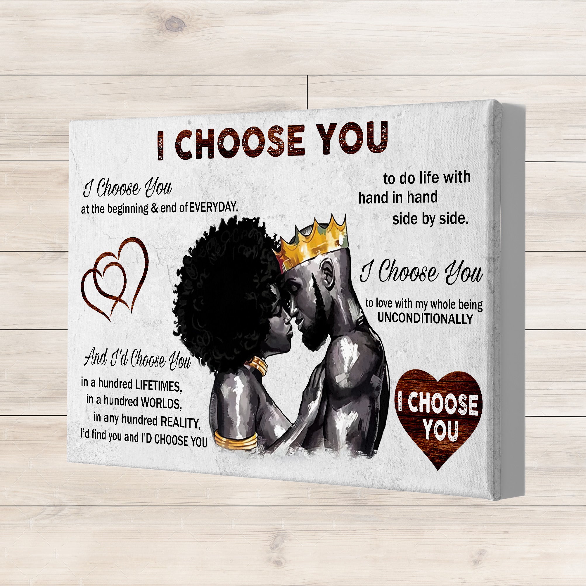 Canvas Wall Art, I Choose You Poster, Couple Quotes, Husband And Wife, Wedding Gifts, Anniversary Ideas, Valentine Gifts, Home Decorations