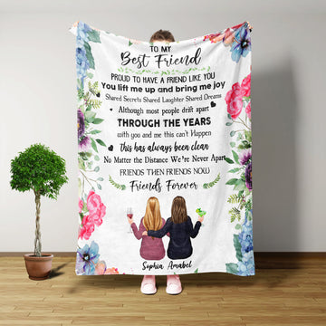 Personalized Name Blanket, To My Best Friend Blanket, Bestfriend Quotes, Gifts For Bestfriend, Bestfriend Birthday, Best Friend Unique Gifts, Fall Throw Blanket
