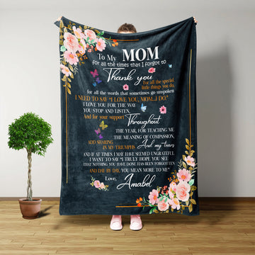 Blanket Customized, To My Mom Blanket, Gifts For Mom, Birthday Gifts For Women, Decor For Bedroom, Christmas Gifts, Fall Throw Blanket