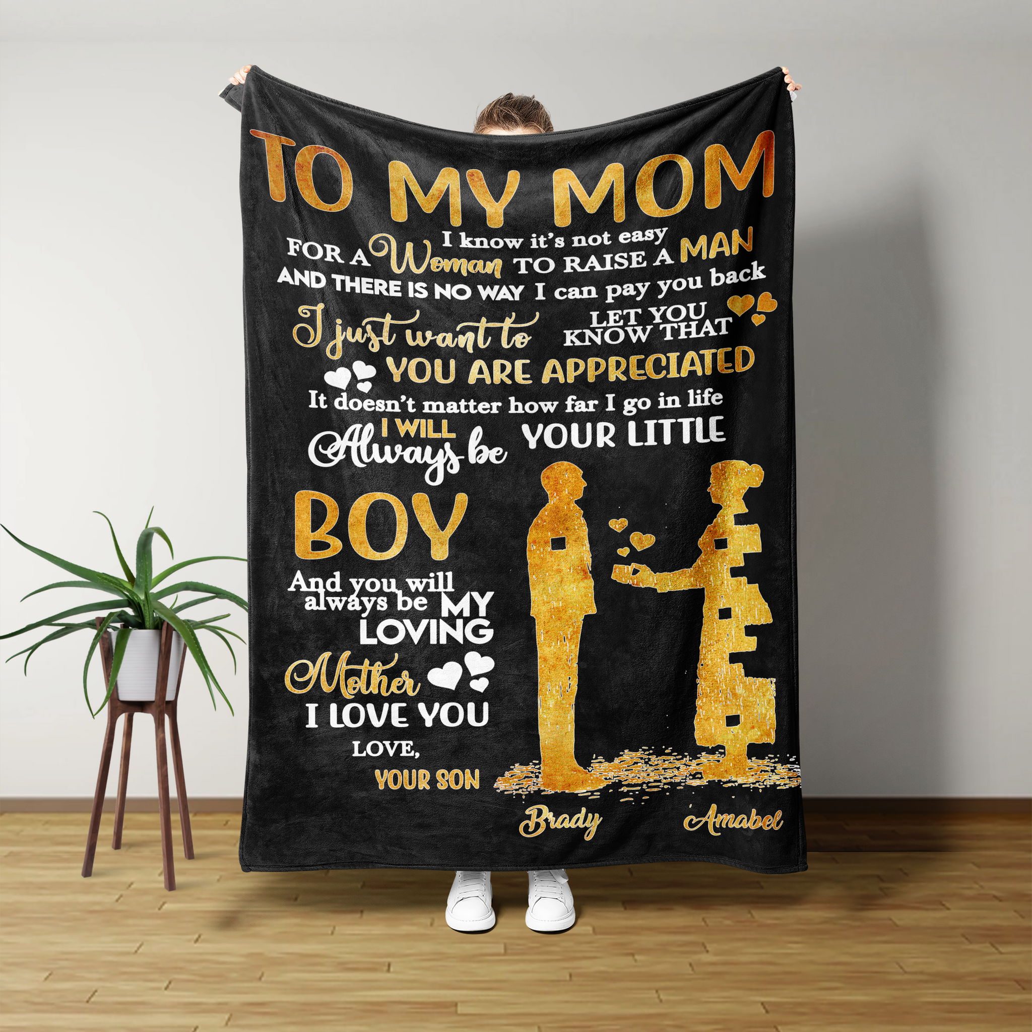 Blanket Customized, To My Mom Blanket, Gifts For Mom, Birthday Gifts For Women, Decor For Bedroom, Christmas Gifts, Fall Throw Blanket