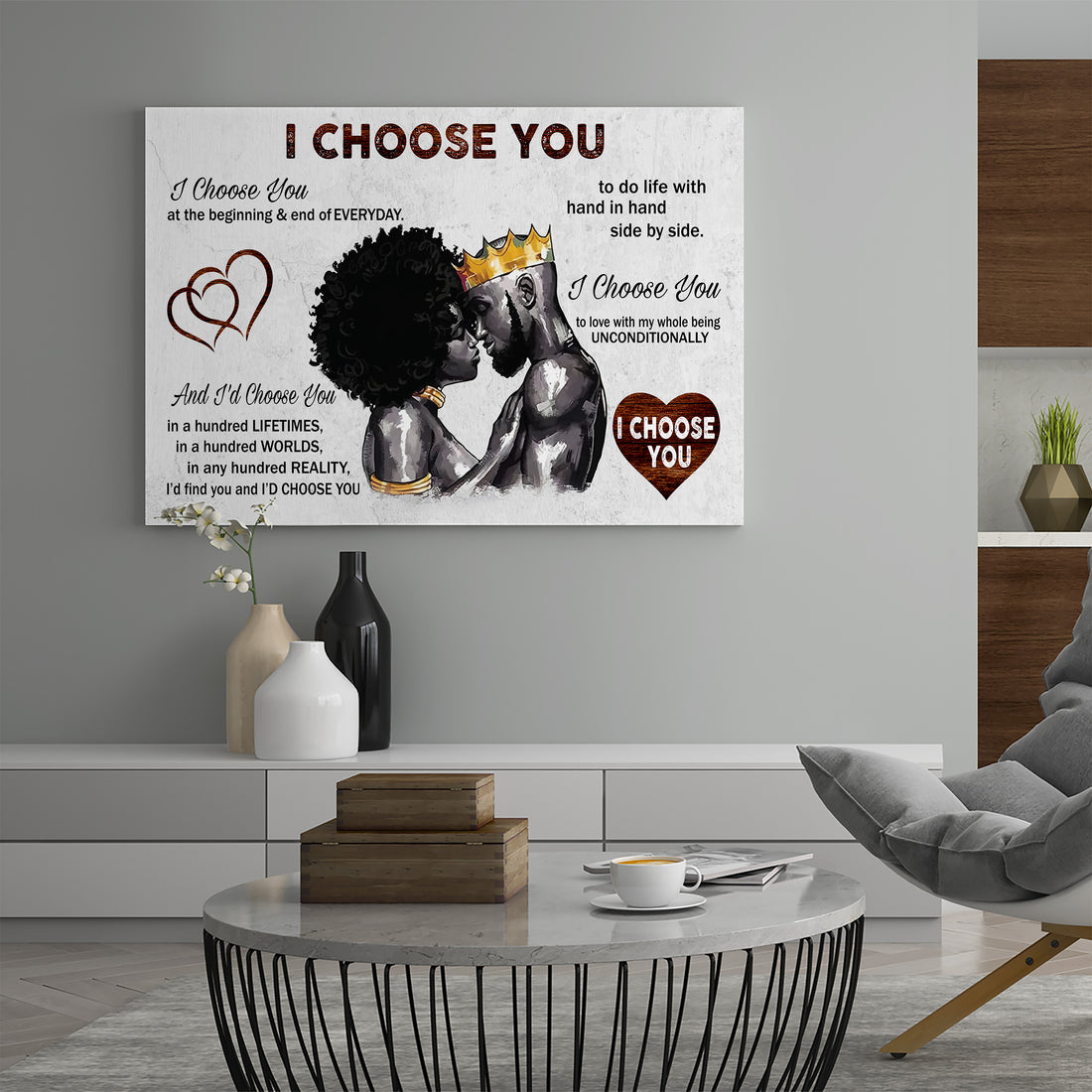 Canvas Wall Art, I Choose You Poster, Couple Quotes, Husband And Wife, Wedding Gifts, Anniversary Ideas, Valentine Gifts, Home Decorations